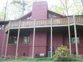 Back of home-wrap around deck