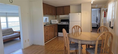 View from living room towards kitche and florida room