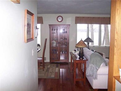 Foyer. Foyer to living and dining room.