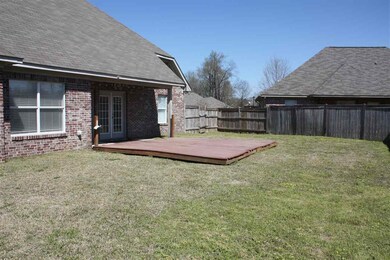 Privacy fenced back yard
