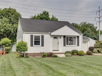 The landscaping accentuates the home's outside fea