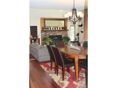 Open floor plan with dining area and living room