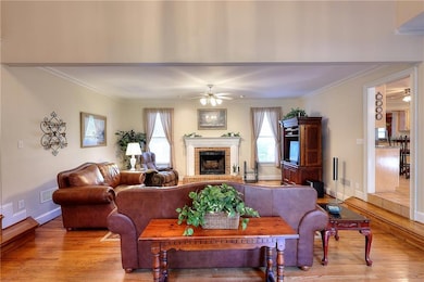 Living room with plenty of natural light, light ha