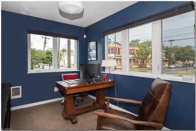 Library/Office/Media Room with wall to wall carpet