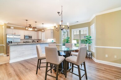 Dining room featuring light hardwood / wood-style 