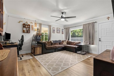 No carpet anywhere in this home