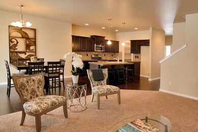 Open Concept Living and Kitchen