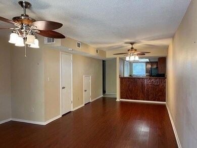 Open dining/living room and breakfast bar