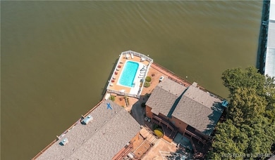 Great view of the main channel and pool below