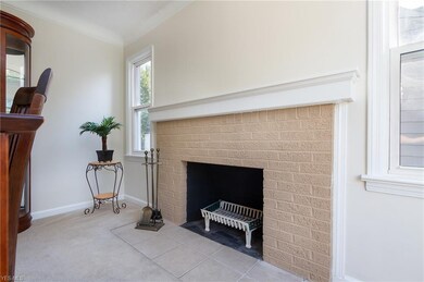 Fireplace first floor