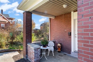 Entry with a covered porch