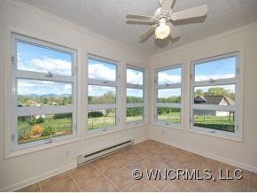 Heated Sunroom, Tiled floor