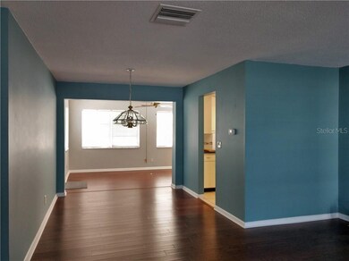 View of open living area from front entry. Rich co
