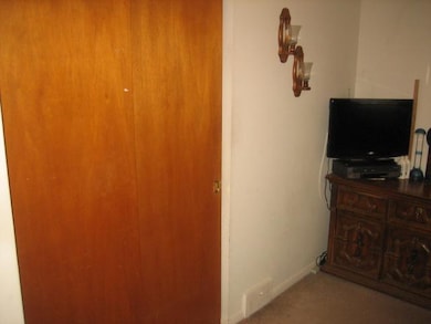 Bedroom Second floor apartment with nice size clos