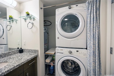 Full-sized Washer & Dryer.