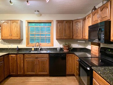 kitchen with granite counters