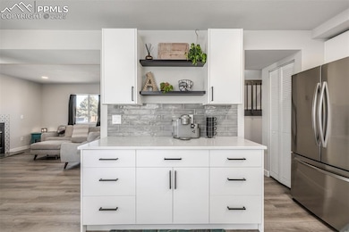 Luxury quartz countertops and upgraded cabinetry a