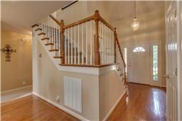 Hardwood in foyer