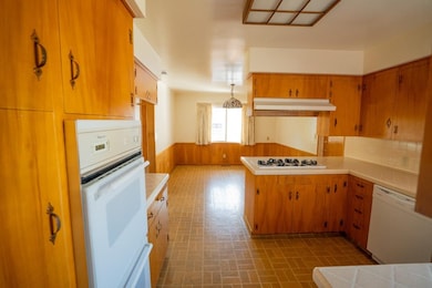 Gas double oven