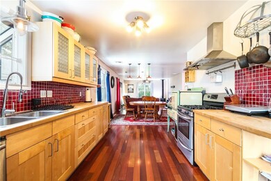 2nd floor kitchen into dining area