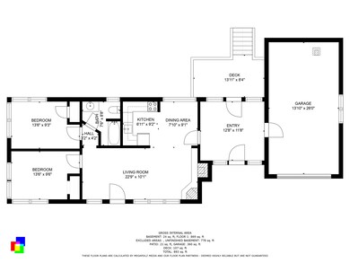 Main level floor plan