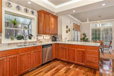 Kitchen is large and open with eat-in nook, 42