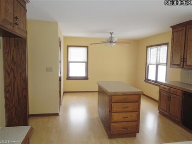 View of Kitchen with eat in area