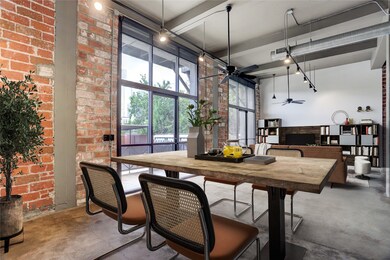 Here’s another view of the open living space, wher