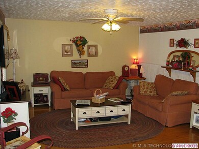 Left half of the huge living room.