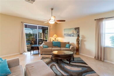 Living Room with Slider out to Pool Area