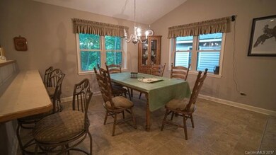 Open dining area off of kitchen