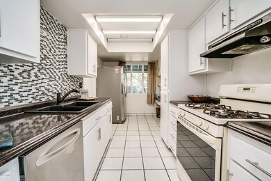 Kitchen with gas range
