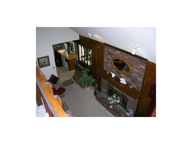 View of Family Room from Loft