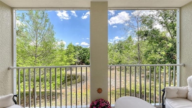 Greenbelt and pond view from the unit balcony (we need rain).