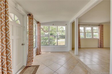 Entry foyer to main living area.