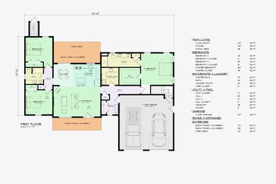 Plan with measurements