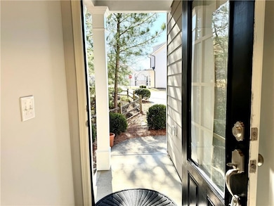 Entryway featuring concrete floors