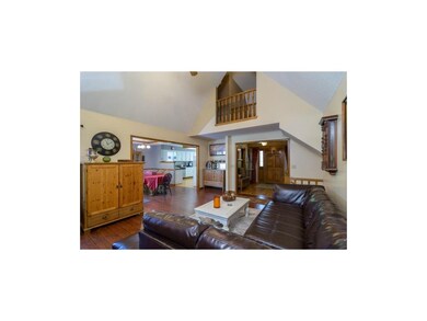 Large entry for guest with hard wood.  Open, Light