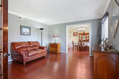 Living Room open to Dining Room from Entry