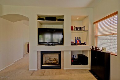 Media Niche in Family Room