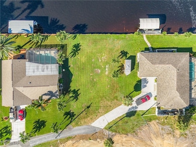 View from above of property