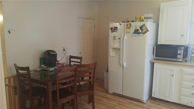dining area, wood floors,