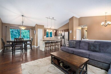 Another view of main room. Engineered hardwood pla