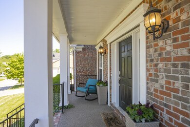 The expansive front porch is the perfect spot to sip your morning coffee or read a good book in the afternoon.  With no homes in direct view, it's a tranquil spot for meditation or daily devotionals.