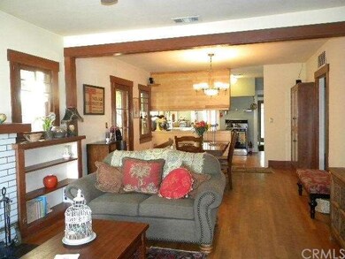Looking from living room to dining area and kitche