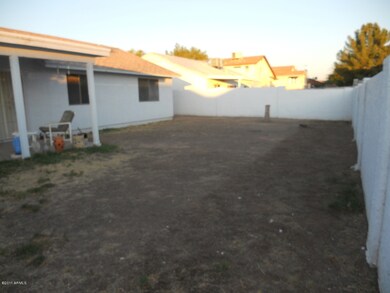 Large backyard