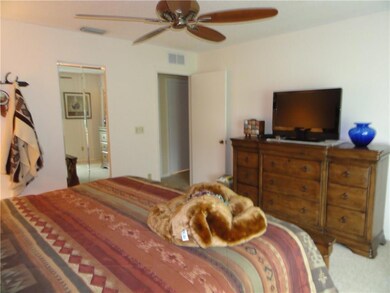Master bedroom: Mirrored closet doors. Walk in clo