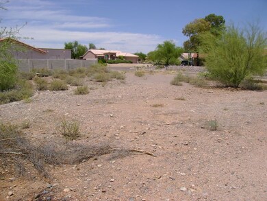 back looking towards street