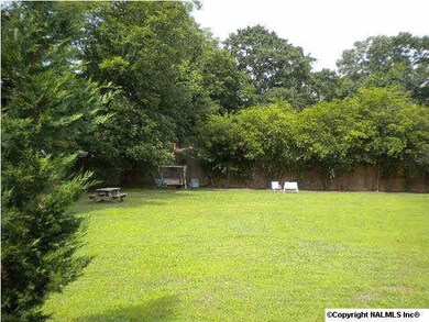 View of large backyard