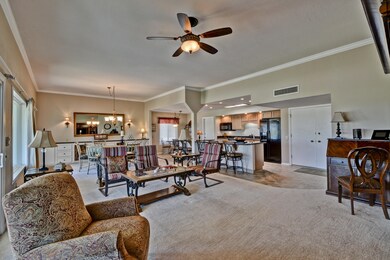 LIVING RM OPEN TO KITCHEN AND DINING